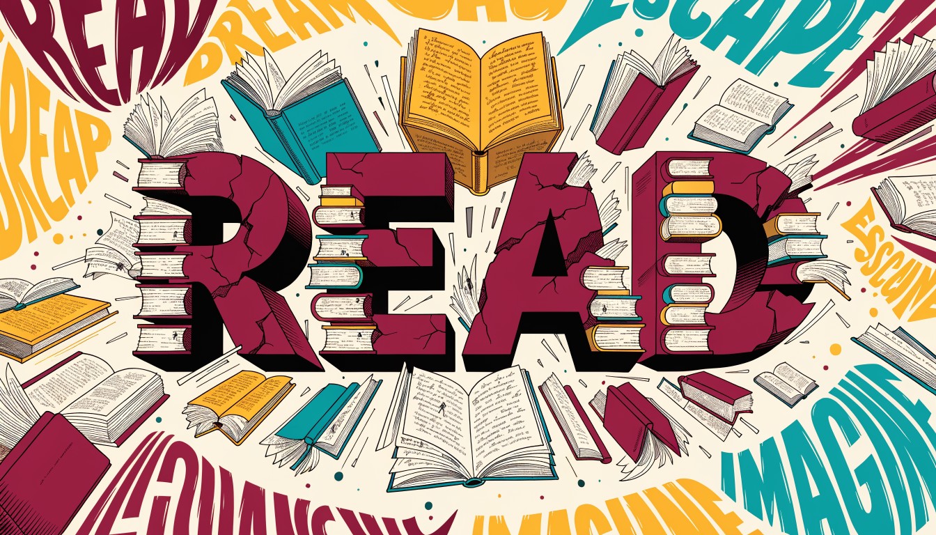 Reading Explosion Free Literary Pop Explosion Image - Typography, Popart, Reading ...