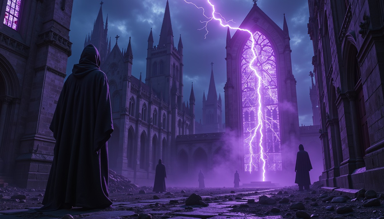 Power Goth Free Gothic Power Unleashed Image - Gothic, Cathedral, Lightning ...