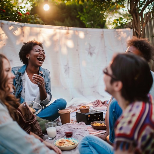 Free Joyful Outdoor Gathering Image - Friends, Laughter, Picnic ...