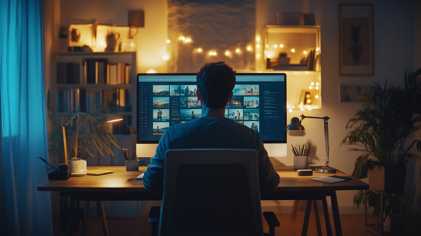 Free Man editing video Photo - Editing, Video, Technology | Download at ...