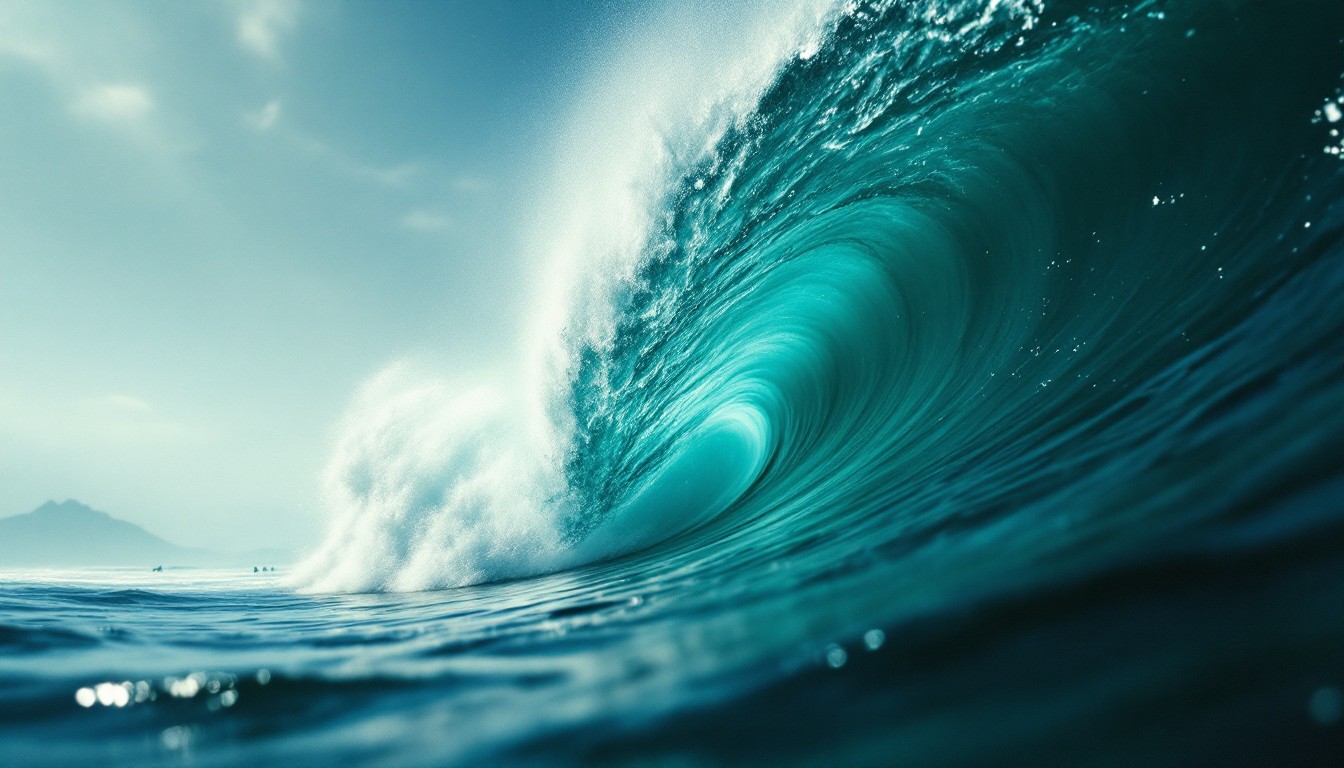 Free Powerful Ocean Wave Image - Wave, Ocean, Turquoise | Download at ...