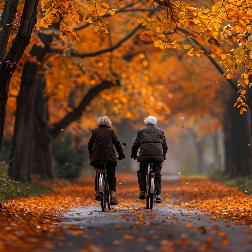 Free Autumn Bike Ride Image - Autumn, Cycling, Trees | Download at ...