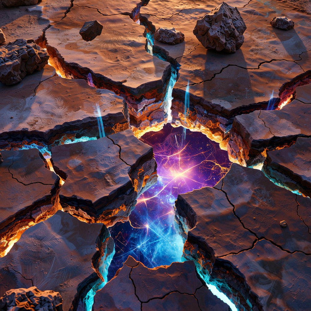 Free Cosmic Earth Fractures Image - Cracked, Earth, Glowing | Download ...