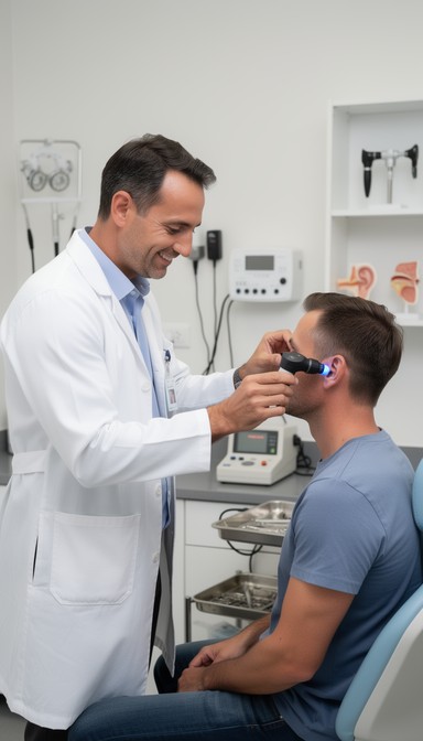 Free Professional Ear Examination Image - Otolaryngologist, Doctor ...