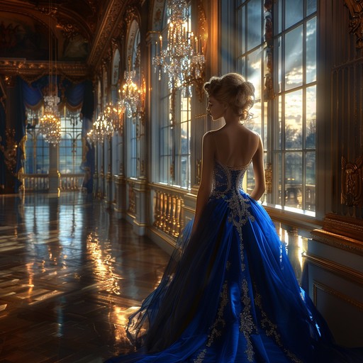 Free Elegant Evening Gown Image - Woman, Blue, Gown | Download at StockCake