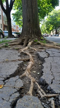 Tree Root Rip Up Pavement Free Tree Breaks Pavement Image - Tree, Roots, Pavement | Download at ...