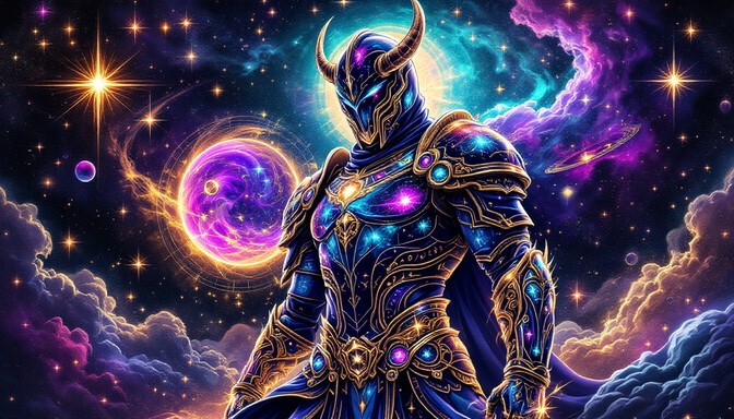 Free Cosmic Warrior Guardian Image - Warrior, Cosmic, Celestial ...