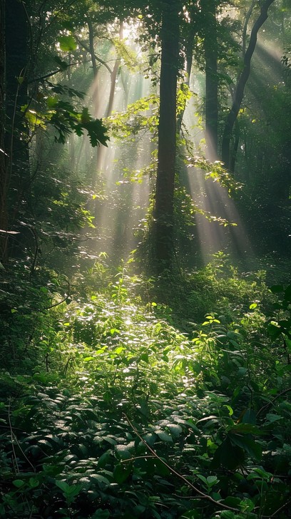 Free Enchanted Forest Light Image - Forest, Sunbeams, Trees | Download ...