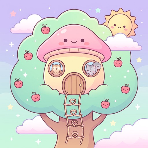 Download Smiling Kawaii Treehouse Image - Kawaii, Treehouse ...