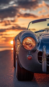 Free Classic car sunset Image - Sunset, Car, Classic | Download at ...