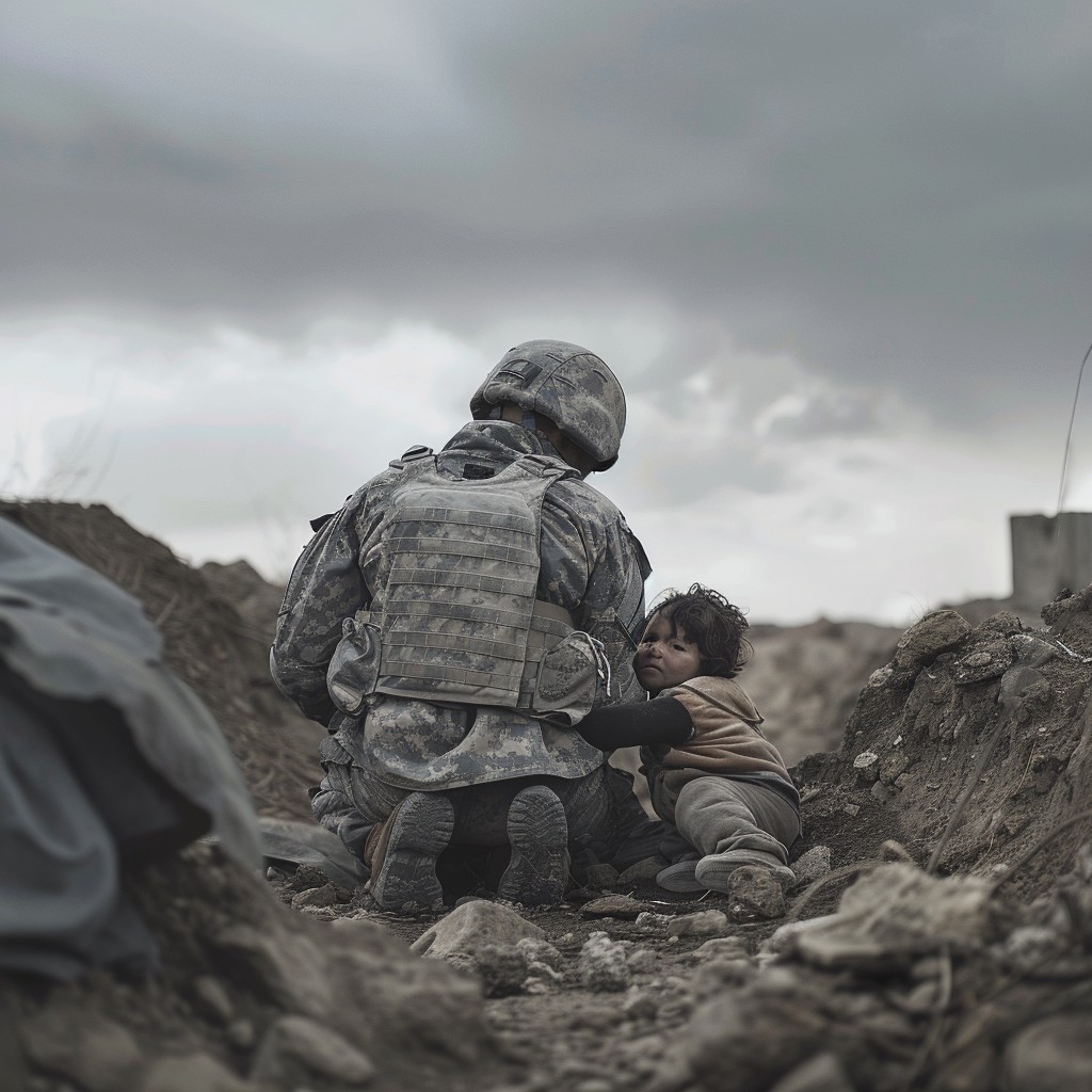 Free Soldier Aids Child Image - Soldier, Child, Help | Download at ...