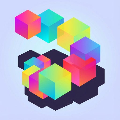 Free Geometric Transformation Journey Image - Isometric, Cubes ...