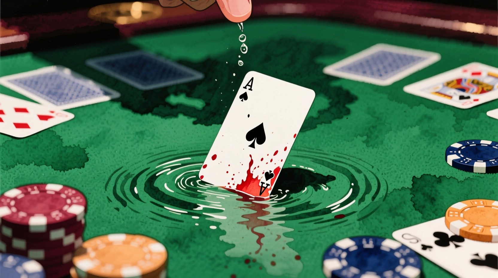 Free Decisive Ace Drops Image - Poker, Ace, Cards | Download at StockCake