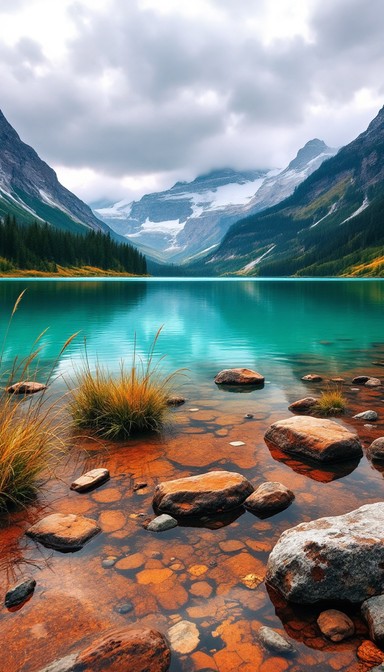 Free Alpine Lake Majesty Image - Alpine, Lake, Mountain | Download at ...