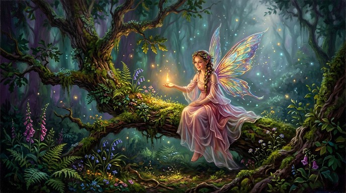 Free Enchanted Forest Fairy Image - Fairy, Woman, Wings | Download at ...