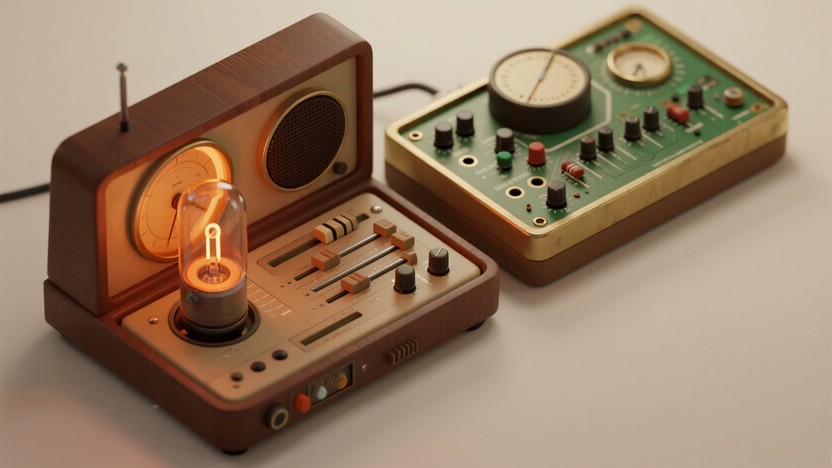 Free Glowing Vintage Electronics Image - Vintage, Electronics, Circuit ...