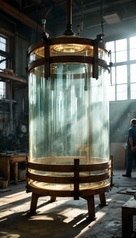 Glass Container Invert Barrel Free Trapped in Glass Image - Glass, Barrel, Container | Download at ...
