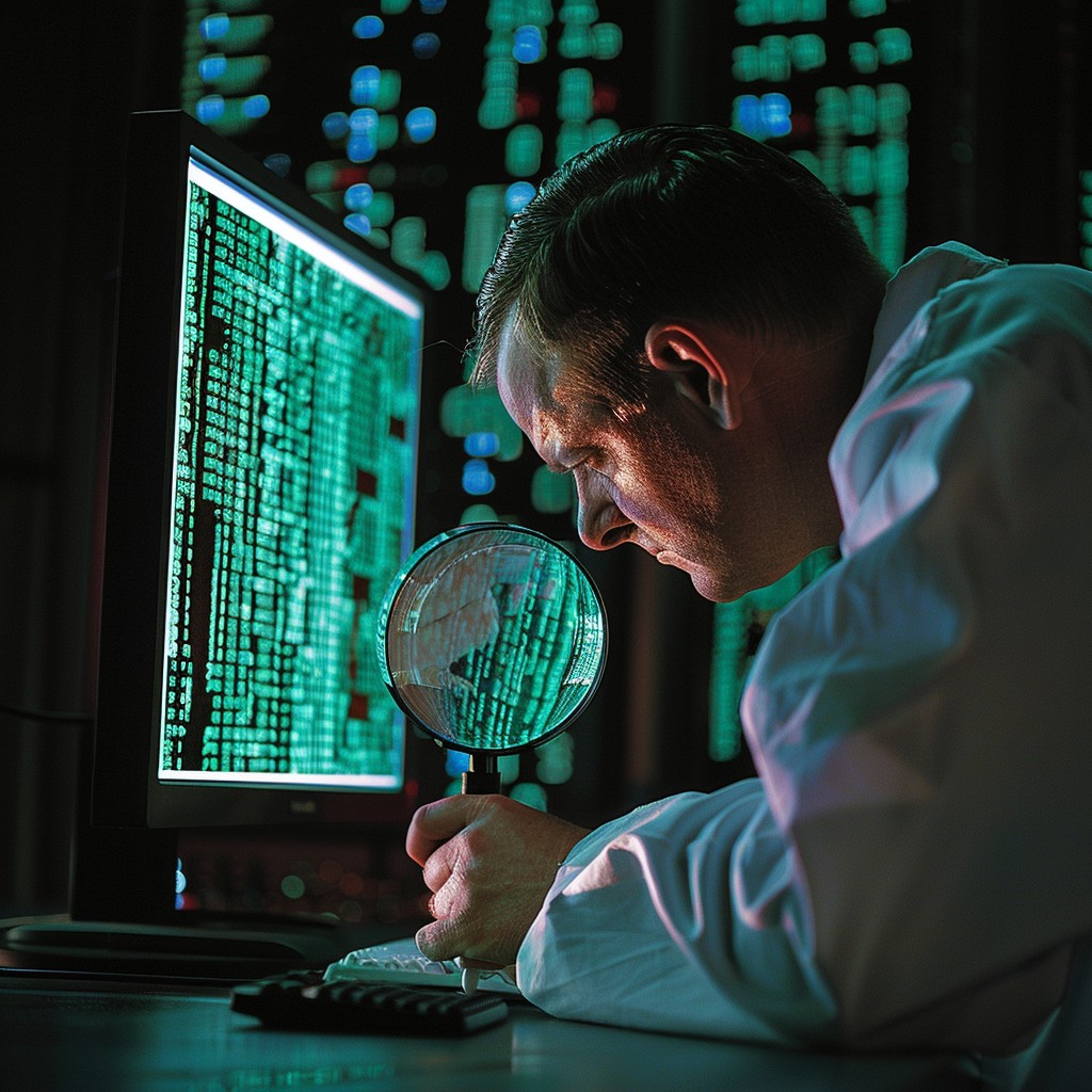Free Analyzing Code Closely Image - Technology, Cybersecurity, Coding ...