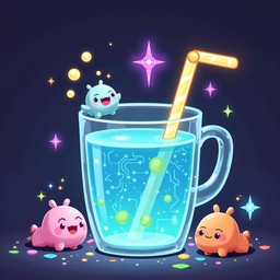 Free Magical Pixel Potion Image - Kawaii, Cyan, Pixel | Download at ...