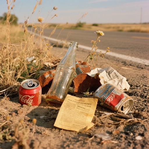 Free Littered roadside view Image - Roadside, Litter, Mcdonald's ...