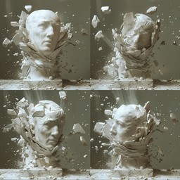 Free Shattering Statue Sequence Image - Statue, Shattering, Art ...