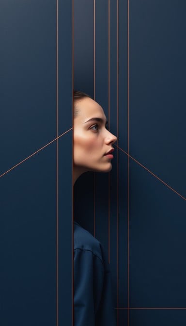Free Geometric Profile Portrait Photo - Profile, Geometric, Minimal ...