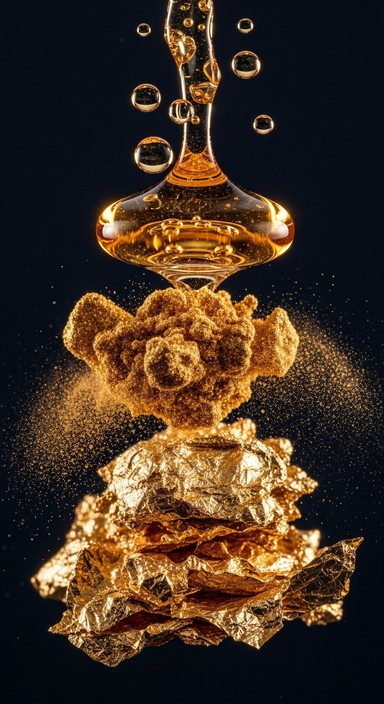 Free Golden Liquid Transformation Image - Gold, Macro, Droplets ...