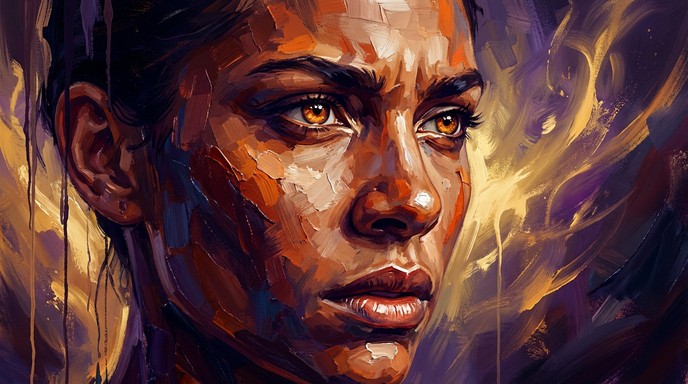 Free Fierce Determination Portrait Image - Portrait, Painting ...
