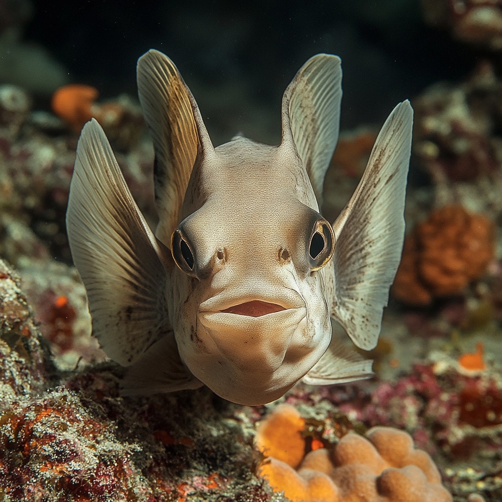 Free Curious Fish Face Image - Fish, Ocean, Coral | Download at StockCake