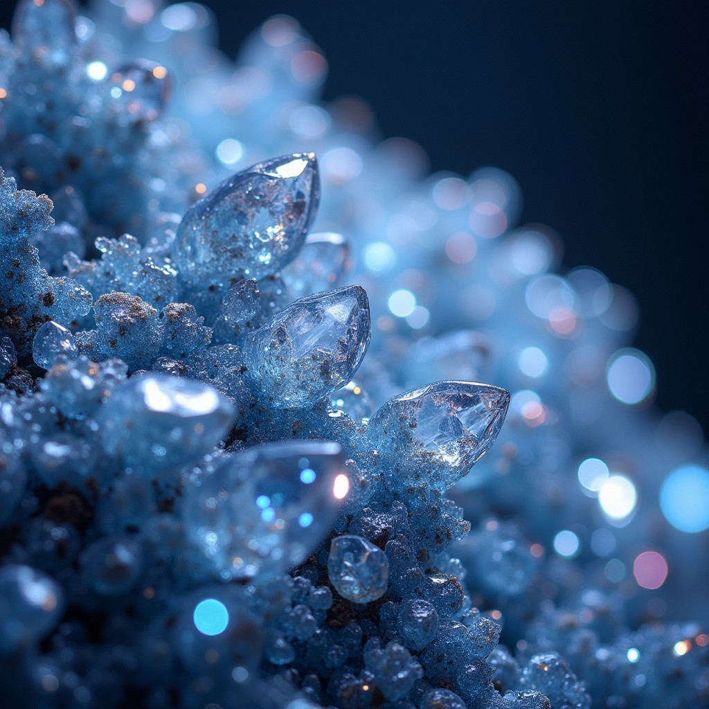 Free Luminous Blue Crystals Image - Crystals, Blue, Luminescent ...