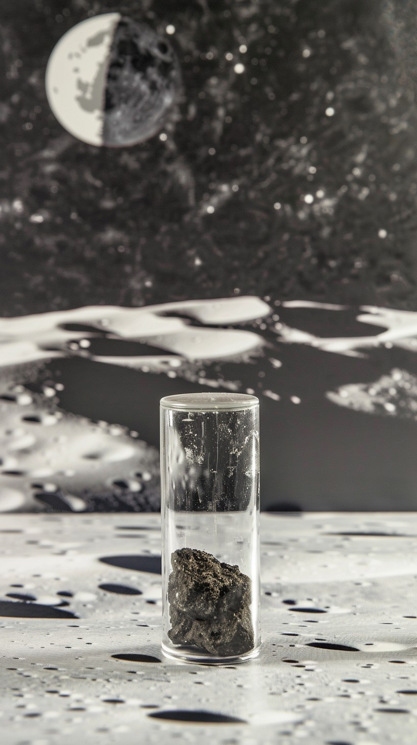 Free Moon Rock Display Image - Moon, Rock, Space | Download at StockCake