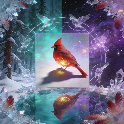 Cardinal Seeing Reflection Free Mystical Cardinal Vision Image - Cardinal, Bird, Mystical ...