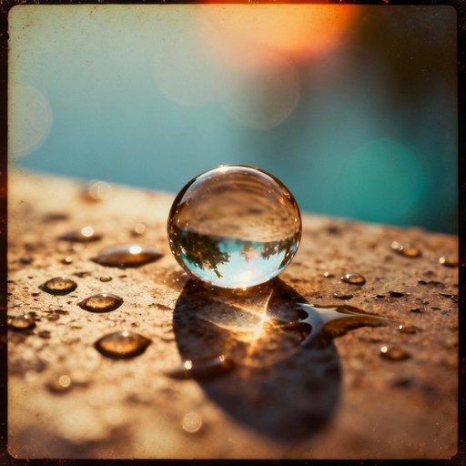 Perfect Inverted Raindrop Free Prismatic Water Sphere Image - Raindrop, Macro, Vintage | Download ...