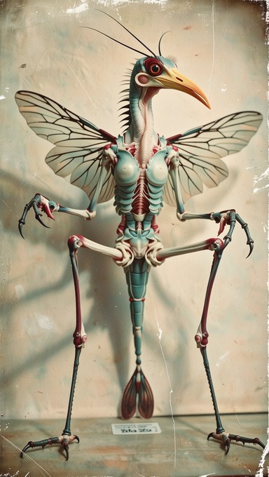Free Impossible Insect Specimen Image - Vintage, Surrealist, Creature ...