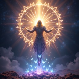 Free Divine Warrior Ascends Image - Warrior, Divine, Celestial ...