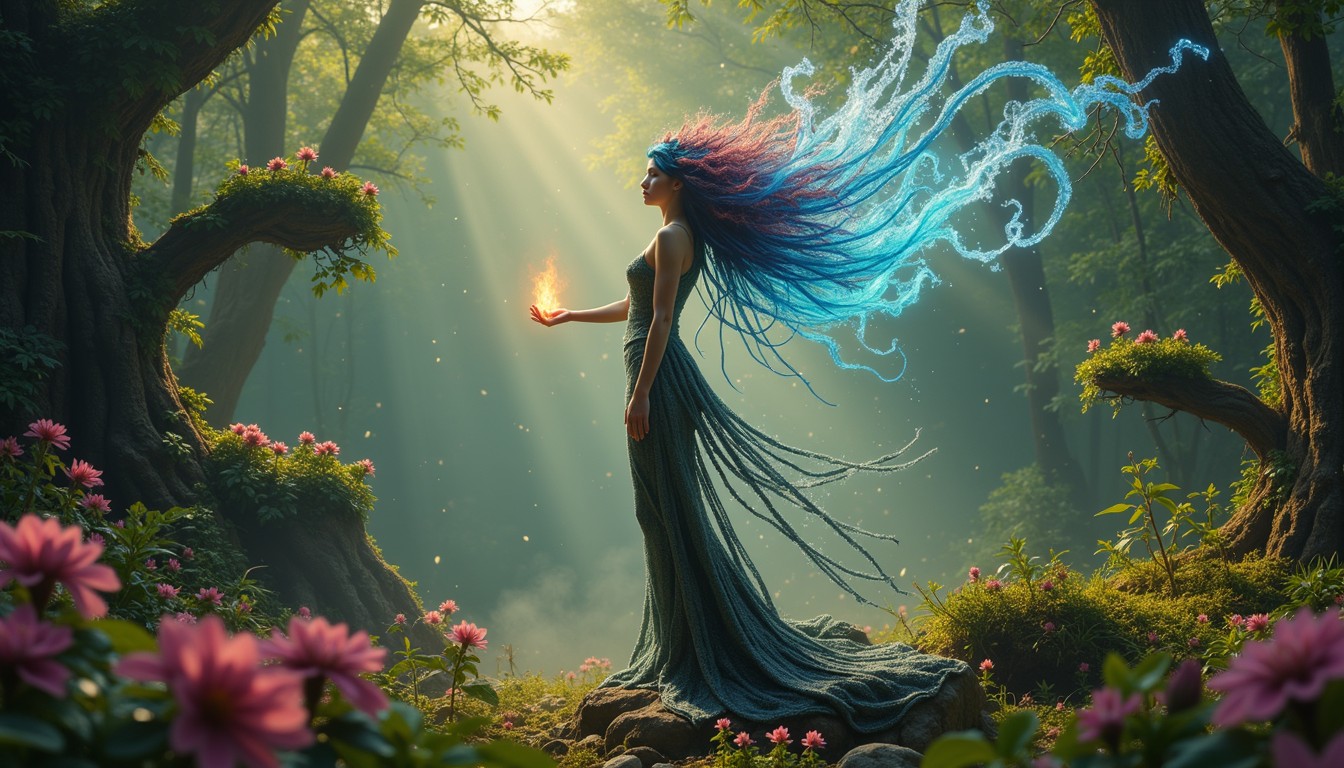 Free Nature's Magic Embodied Image - Enchantress, Magical, Forest ...