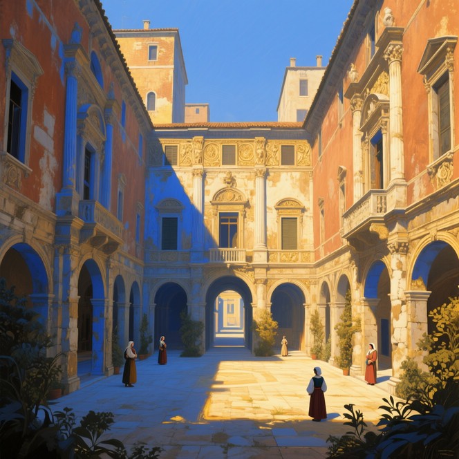 Free Renaissance Palace Hall Image - Architecture, Interior, Palazzo ...