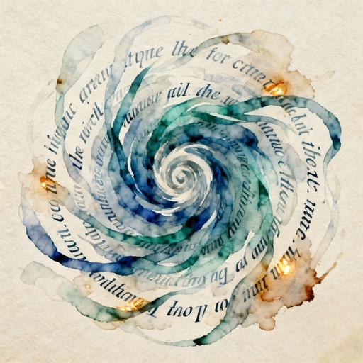 Free Spiraling Literary Currents Image - Watercolor, Spiral, Typography ...