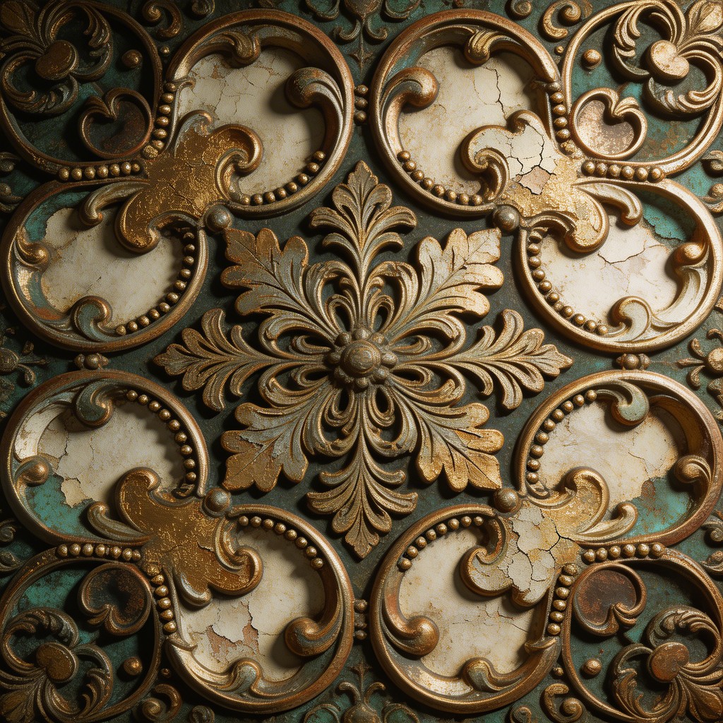 Free Baroque Bronze Scrollwork Image - Baroque, Scrollwork, Pattern ...
