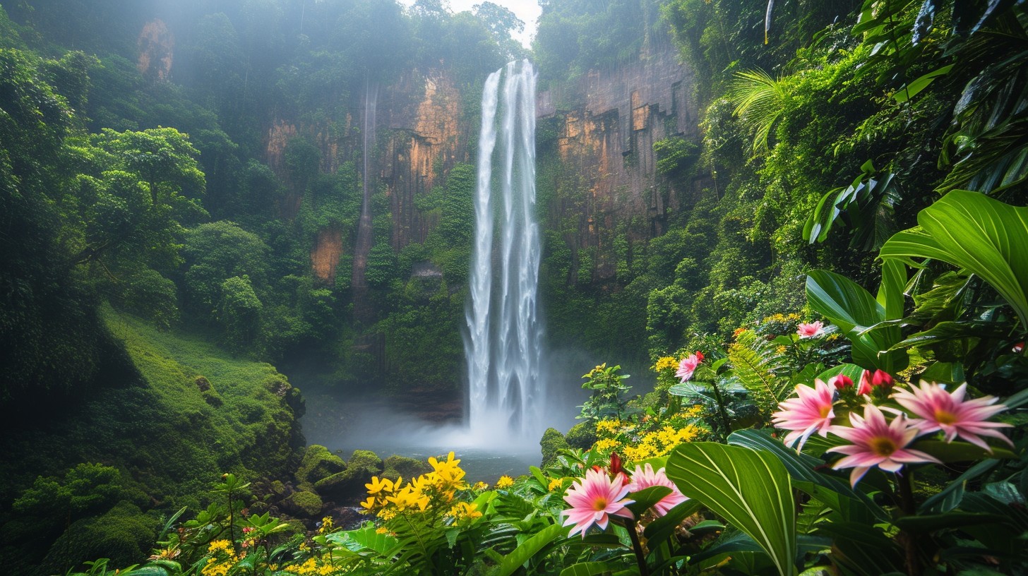 Free Tropical Waterfall Escape Image - Waterfall, Tropical, Jungle ...