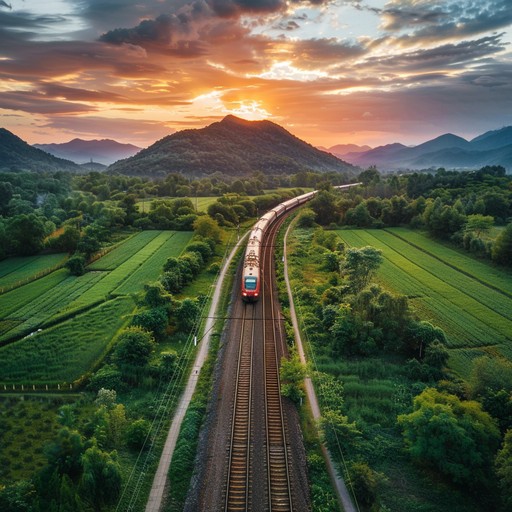 Free Sunset Train Journey Image - Sunset, Train, Journey | Download at ...