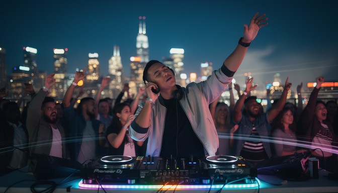 Dj Tonight Free Joyful DJ Moment Image - Party, Music, Nightlife | Download at ...