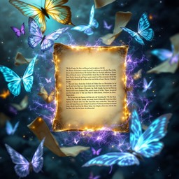 Free Magical Butterfly Documents Image - Magical, Butterfly, Document ...