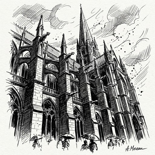 Free Gothic Cathedral Illustration Image - Cathedral, Gothic ...