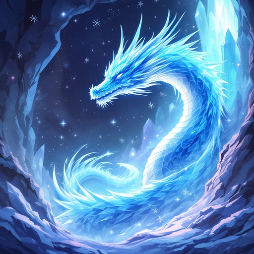 Free Ethereal Ice Dragon Image | Download at StockCake