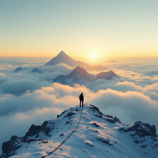 Summit Means Free Summit Above Clouds Image - Mountaineering, Summit, Sunrise ...