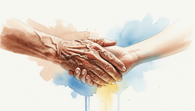 Free Generations Touching Gently Image - Hands, Elderly, Generations ...