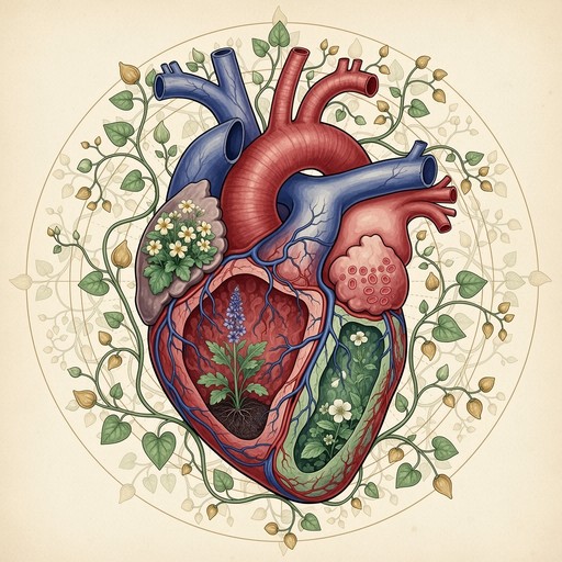 Download Botanical Heart Garden Image - Heart, Botanical, Anatomy ...