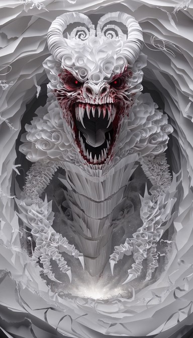 Layered Monster Free Terrifying monster sculpture Image - Monster, Sculpture ...