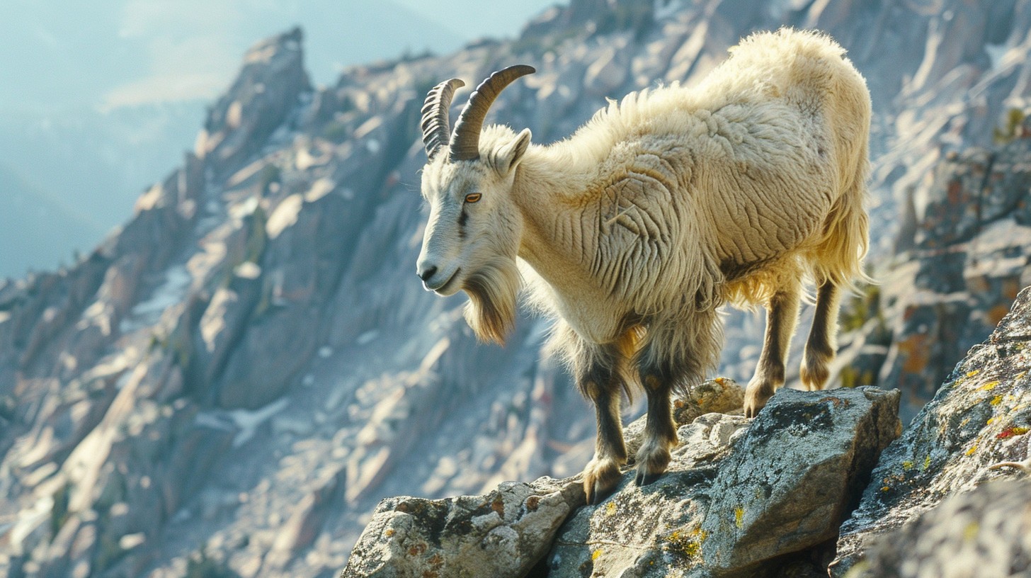 Free Mountain Goat Perched Image - Mountain, Goat, Wildlife | Download ...